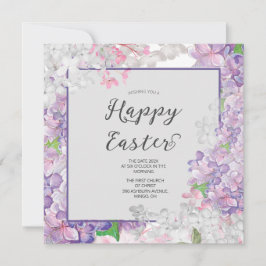 Bensar Lilacs Glad påsk Helgdag-kort Julkort