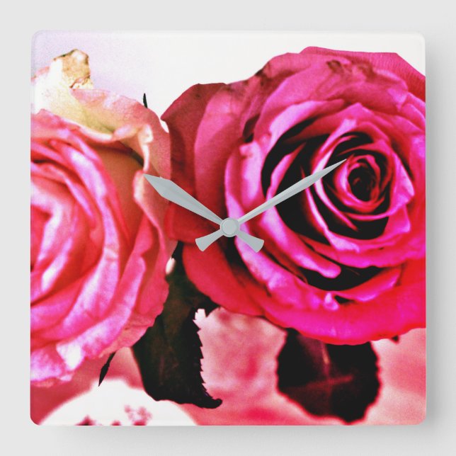 Bensar Ro Fyrkantig Klocka (Framsida)