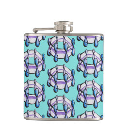 Bensenmolekyl Mönster Organic Chemistry Art Fickplunta