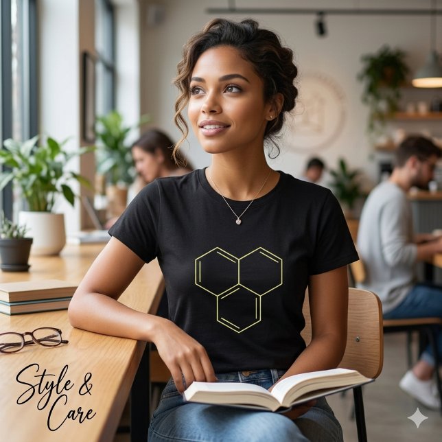 Bensenring Kemiskt Diagram märk Kvinnors T-Shirt (Benzene Ring Chemical Diagram mark Women's T-Shirt)