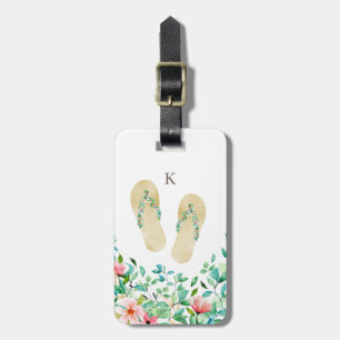 Bensin Botanical Flinflip flops Monogram Bagagebricka