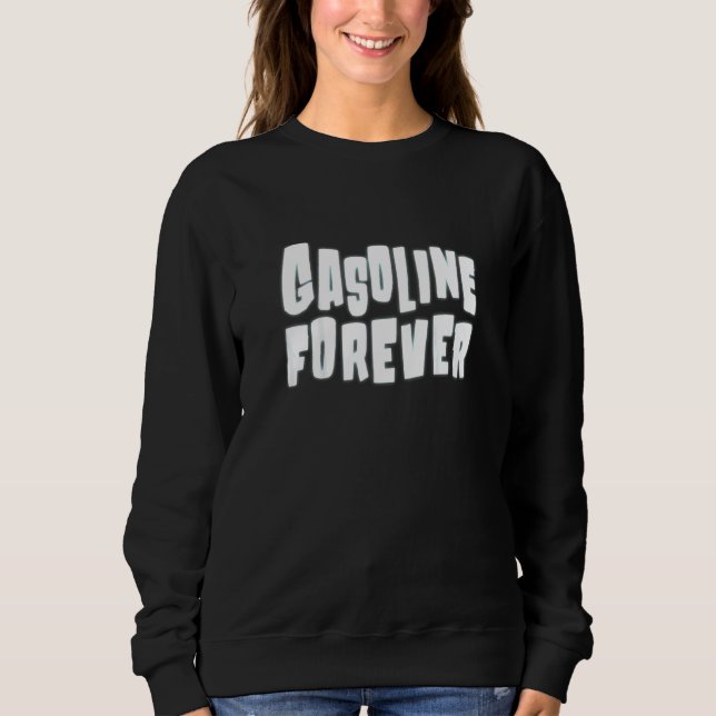 Bensin För Evigt  Bensinbilströjor T Shirt (Framsida)