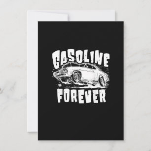 Bensin för Lung gas Cars Tees Inbjudningar
