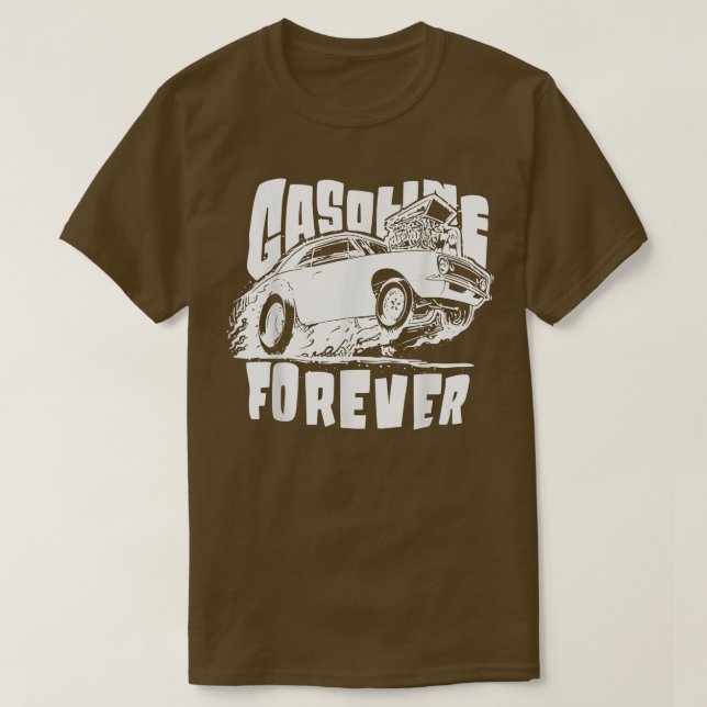 Bensin för Lung gas Cars Tees T-Shirt (Design framsida)