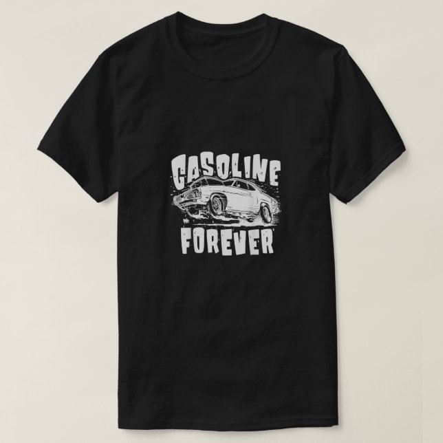 Bensin för Lung gas Cars Tees T Shirt (Design framsida)