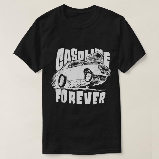 Bensin för Lung gas Cars Tees T Shirt (Design framsida)