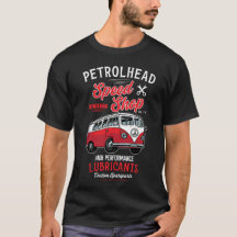 Bensin Head Speed Shop Car Tshirt