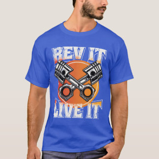 Bensinbilsentusiast Biltuning Drifting Reva Det Le T Shirt