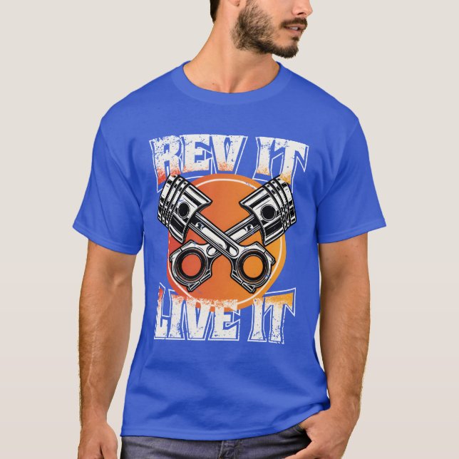 Bensinbilsentusiast Biltuning Drifting Reva Det Le T Shirt (Framsida)