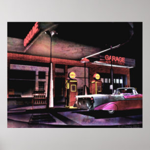 Bensinstation 56 poster