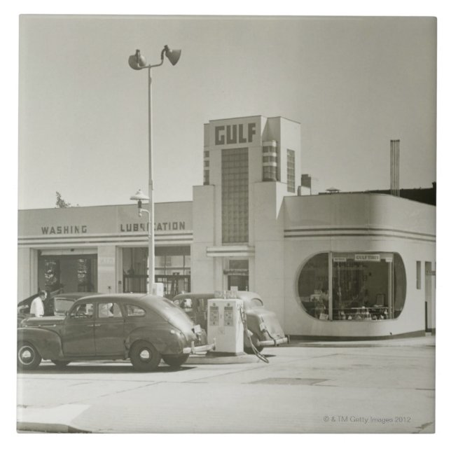 Bensinstation Kakelplatta (Framsidan)