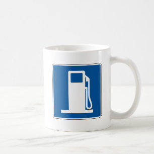 Bensinstationgatan undertecknar kaffemugg