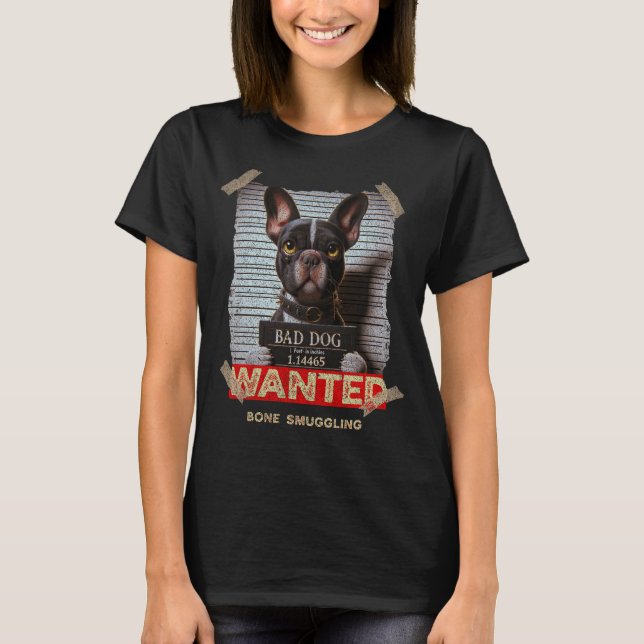 Bensmugglingsly Hund: Boston Terrier's Mugsh T Shirt (Framsida)
