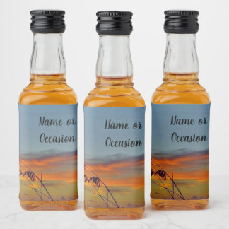 Bensolnedgångsetikett Spritflaskor Etikett