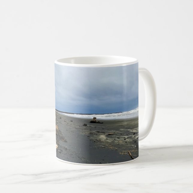 Benson Beach, Cape Disseende, Washington Kaffemugg (Framsida höger)