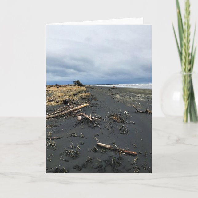 Benson Beach, Cape Disseende, Washington Kort (Framsida)