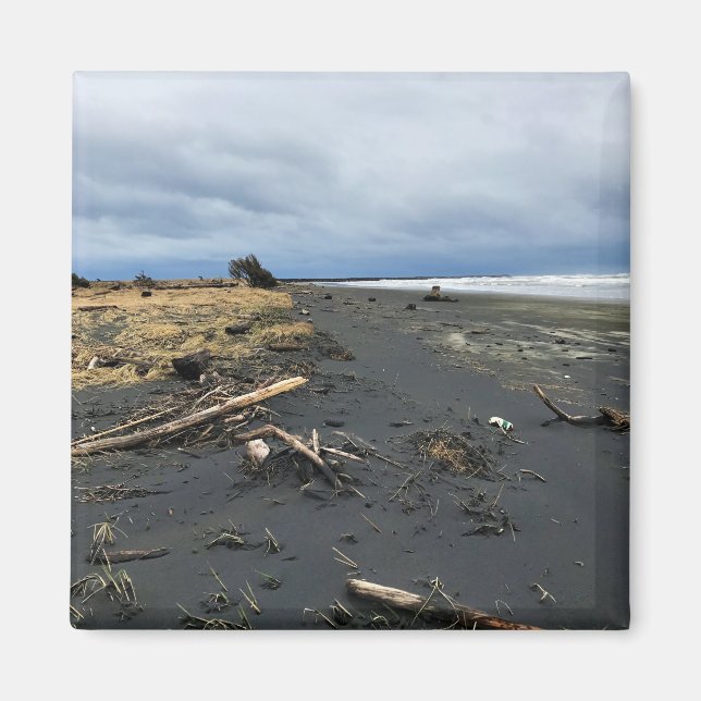 Benson Beach, Cape Disseende, Washington Magnet (Framsidan)