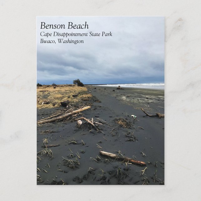 Benson Beach, Cape Disseende, Washington Vykort (Framsida)
