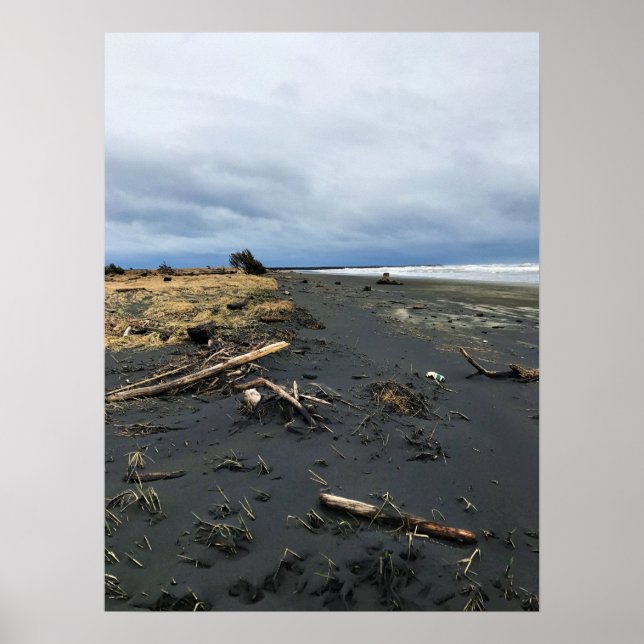 Benson Beach, Kapbesvikelsen, WA Poster (Framsidan)