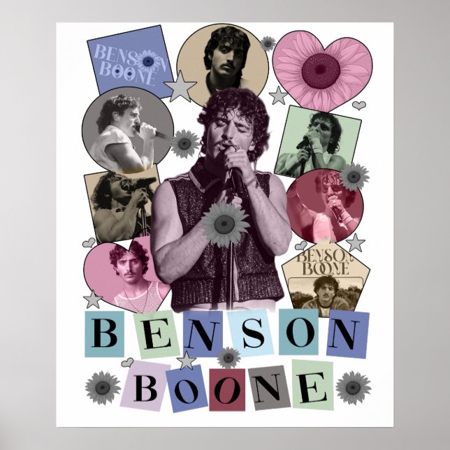 Benson Boone Amerikansk Hjärtmusik Tou Poster (Framsidan)