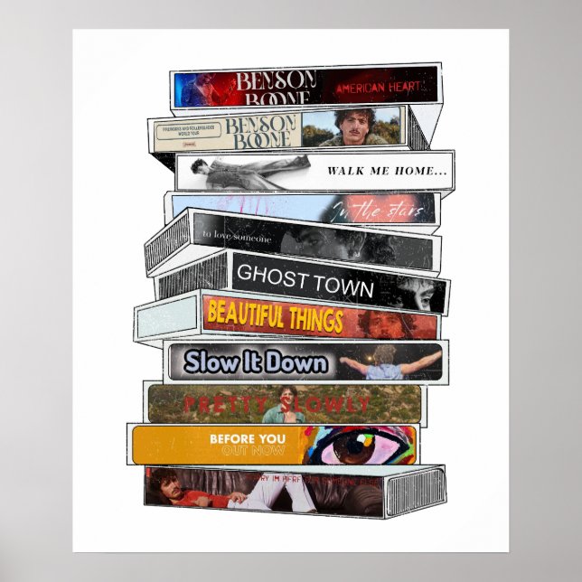 Benson Boone kassettband Poster (Framsidan)