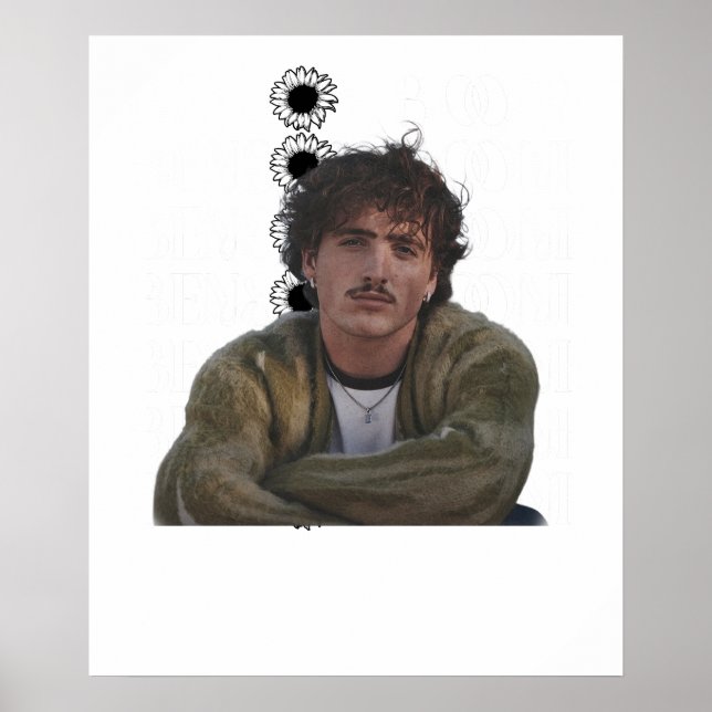 Benson Boone vintage Poster (Framsidan)