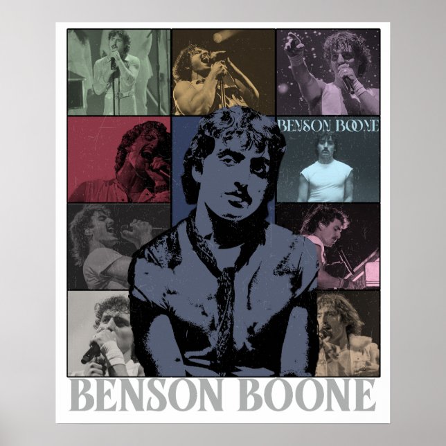Benson Boone Vintage Tou Poster (Framsidan)