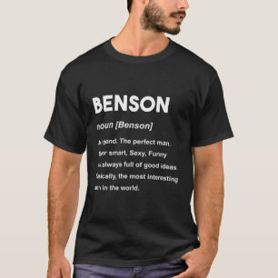 Benson Namn Benson T Shirt