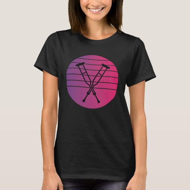 Bensönderfall Benbrott Fraktur T Shirt (Framsida)