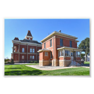 Bent County Jail and Domstol, Colorado Fototryck