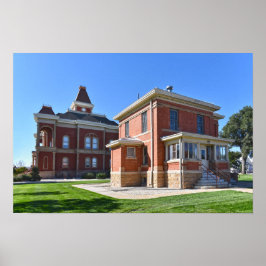 Bent County Jail and Domstol, Colorado Poster
