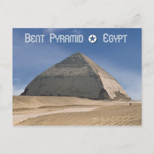 Bent Pyramid i Dahshur, Egypten Vykort