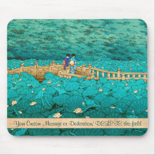 Benten Pond vid Shiba Kawase Hasui japanese scener Musmatta