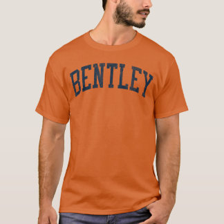 Bentley IA Vintage Athletic Sports JSN2 Marinblåtr T Shirt