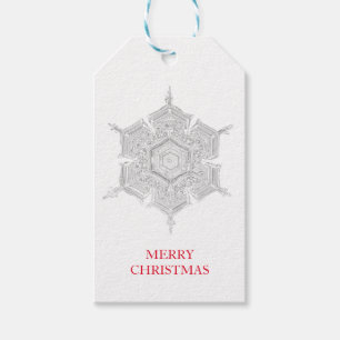 BENTLEYS SNOWFLAKE GOD JUL GIFT MÄRKRE PRESENTETIKETT
