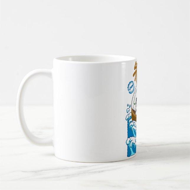 Bento i Wave Kaffemugg (Vänster)