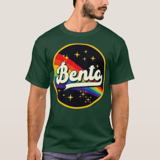 Bento Rainbow in Space Vintage Stil T Shirt