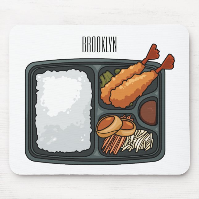 Bento-tecknad illustration musmatta (Framsidan)