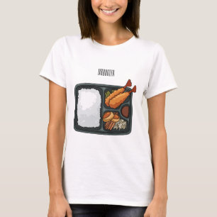 Bento-tecknad illustration t shirt
