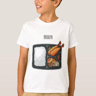 Bento-tecknad illustration t shirt