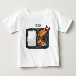 Bento-tecknad illustration t shirt