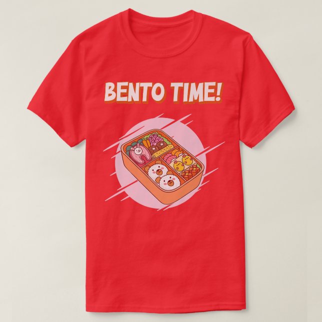 Bento Time! Japanska Bento Premium T Shirt (Design framsida)