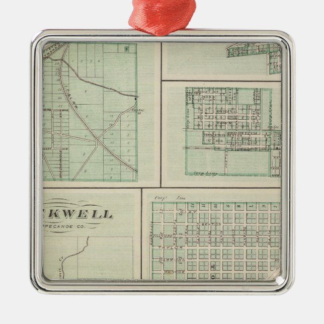 Benton Co. Julgransprydnad Metall (Framsidan)