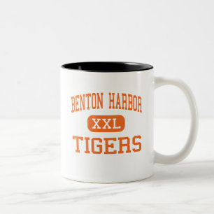 Benton hamn - tigrar - kick - Benton hamn Två-Tonad Mugg