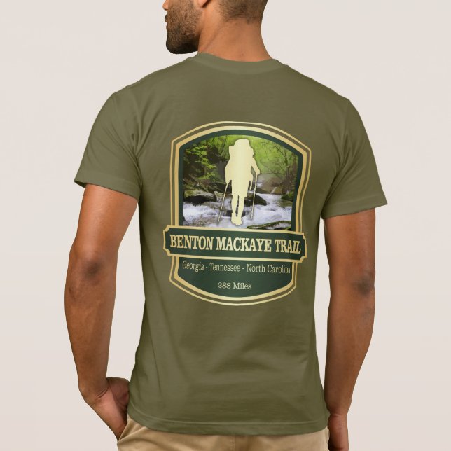 Benton MacKaye Trail (B) T Shirt (Baksida)