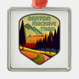 Benton MacKaye Trail Färg Julgransprydnad Metall