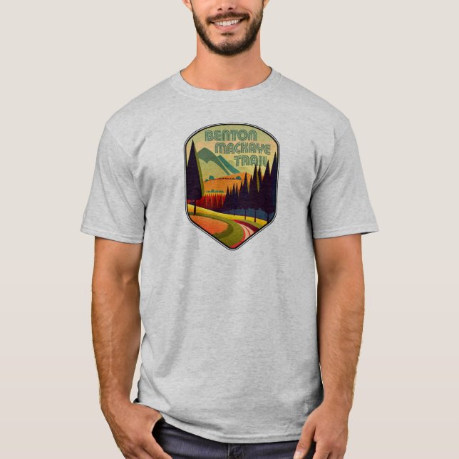 Benton MacKaye Trail Färg T Shirt (Framsida)