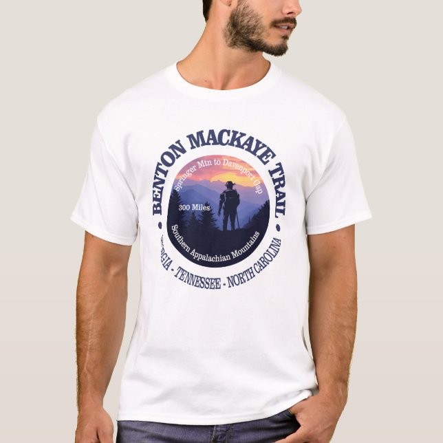 Benton MacKaye Trail (rd2) T Shirt (Framsida)