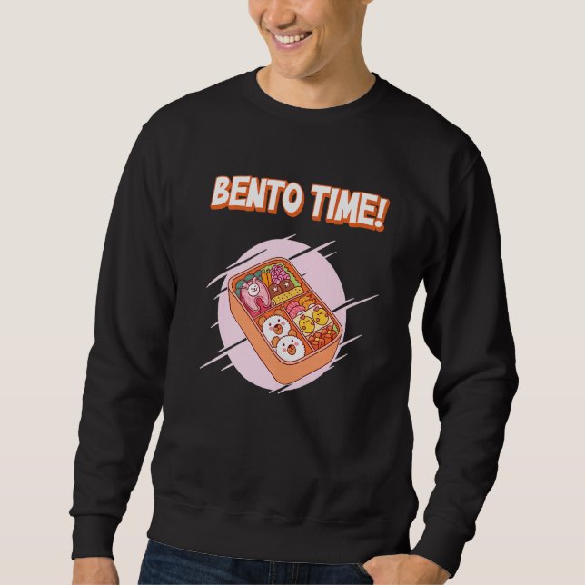 Bentotid! Japansk Bento Lång Ärmad Tröja (Framsida)