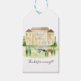 Benvenuti Italia Villa Bröllop Gift Märkres Presentetikett